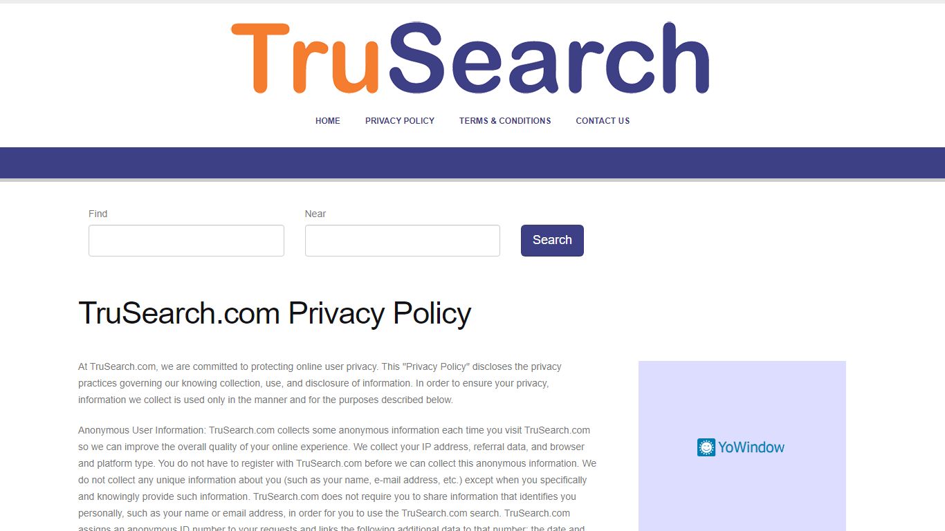 TruSearch.com - Privacy Policy